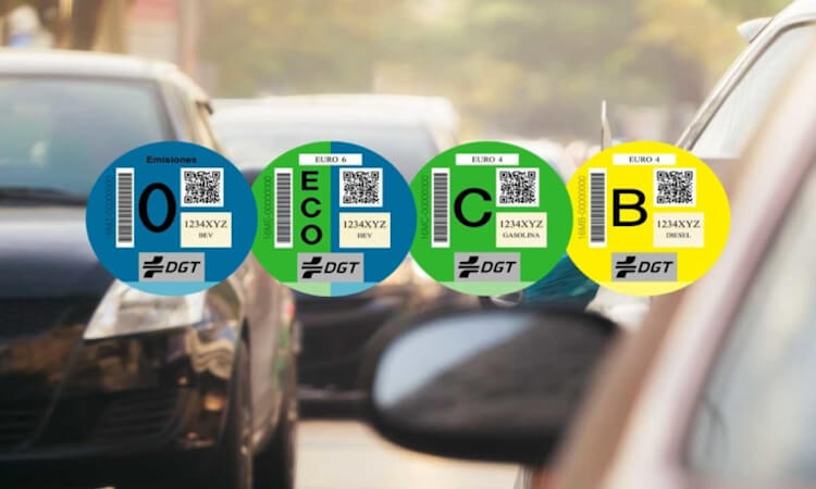 Etiquetas medioambientales de vehículos