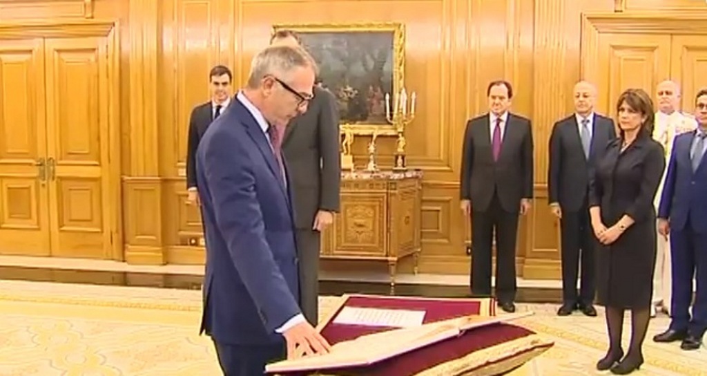 José Guirao, ministro de Cultura promete su cargo ante el Rey
