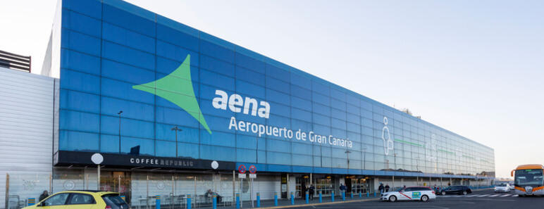 Aeropuerto de Gran Canaria, fachada exterior
