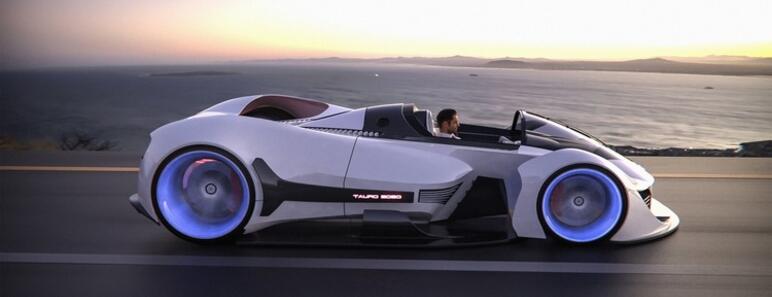 Coche futurista