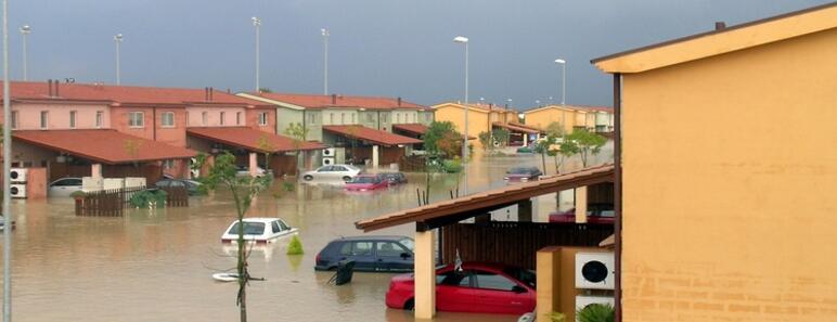 Inundaciones en poblaciones del Mediterráneo