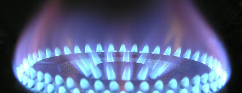 Quemador de gas natural